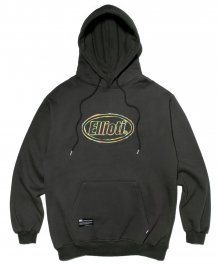 20ELTFW032 PAINTING ROUND LOGO HOOD_CHARCOAL GRAY