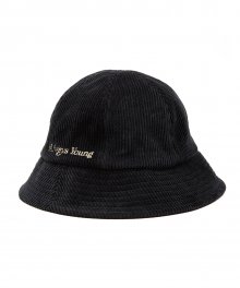 Coduroy Bucket Hat Black