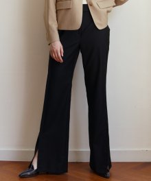 슬릿 팬츠 SLIT PANTS - BLACK