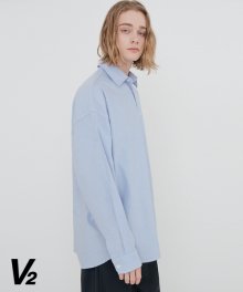OVERFIT WASHED OXFORD SHIRT_SKY BLUE