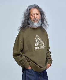 W&W HEAVY DUTY SWEATSHIRT _ OLIVE