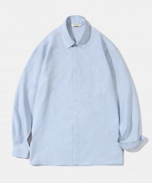 Oxford Hidden Shirt S67 Sky Blue