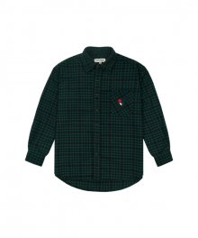 Heart Check Over Shirts (green)