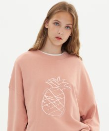 BIG LOGO MONOGRAM SWEATSHIRT_PINK