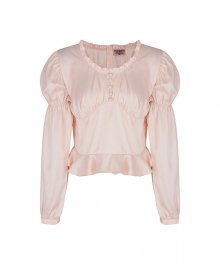 satin romantic blouse