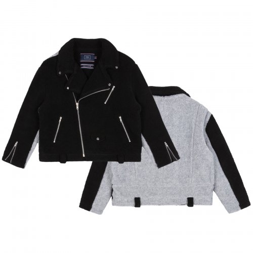 로맨틱크라운(ROMANTIC CROWN) HEAVY FLEECE RIDER JACKET_BLACK - 사이즈 & 후기 | 무신사