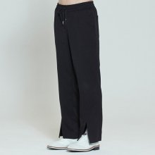 PLACKET EASY SLACKS_BLACK