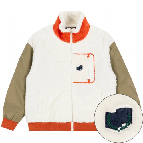 ROMANTIC CROWNのCOLOR SCHEME FLEECE JACKET 全3色 ROMANTIC CROWN(ロマンティック クラウン) アウター・ジャケット