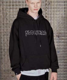 Deadbody Line Logo Pullover Hood Black