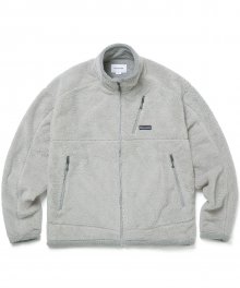 High Loft Fleece Jacket Warm Grey