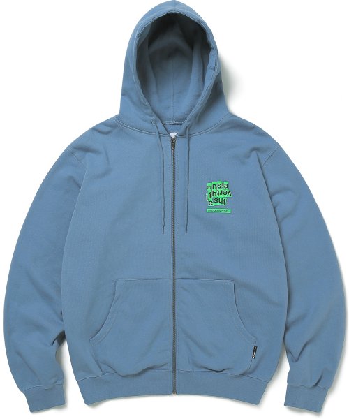 디스이즈네버댓(THISISNEVERTHAT) CNP Zip Up Sweat Slate - 사이즈 & 후기 | 무신사