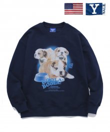 REAL HANDSOME DAN CREWNECK NAVY