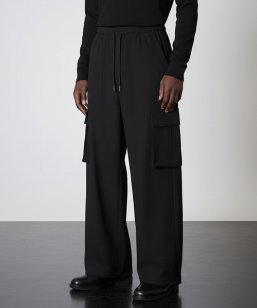 세븐셀라(sevenselah) 세미와이드 카고조거 스토퍼 Black