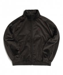 VELVET ZIPUP JACKET (CHARCOAL)