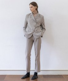 Slim slacks (cozy gray)