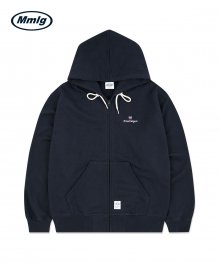 [Mmlg] L/E HOOD ZIPUP (PURPLE NAVY)