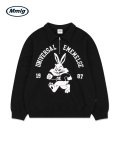 [Mmlg] RABBIT HALF ZIP SWEAT (BLACK)