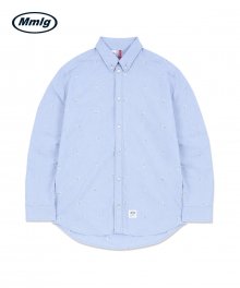 [Mmlg] S/B REPEAT SHIRT (SKY BLUE)