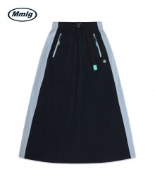 [Mmlg] S/B FLEECE SKIRT (NAVY / SKY BLUE)