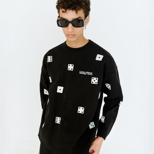 DICE KNIT - чёрный