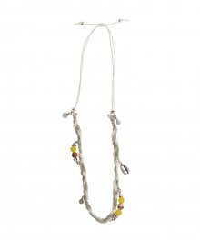 LIFUL BEADS OBJET NECKLACE beige