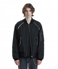 LIFUL MA-1 PADDED BOMBER JACKET black