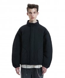 LIFUL QUILTED M-65 SHORT PARKA black