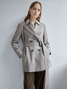 Double breasted long jacket SW0AJ328-6G