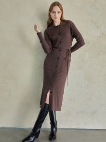 Ribbed knit dress cardigan SK0AO321-94
