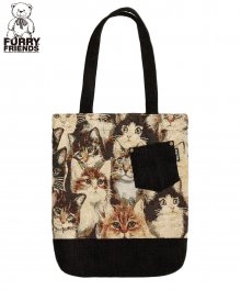 Furry Friends Carpet Bag [CAT FRIEND]