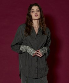 20ICMFW013 Crease mood shirts_Dark violet