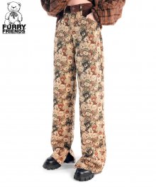 Furry Friends Carpet Pants [TEDDY BEAR FRIEND]