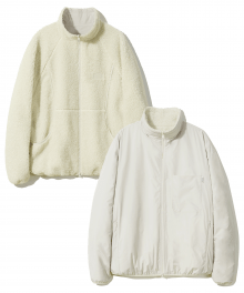 REVERSIBLE FLEECE JACKET JA [IVORY]