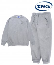 [ONEMILE WEAR] CREWNECK+JOGGER PACKAGE GRAY