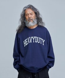 HEAVYDUTY LOGO SWEATSHIRT _ NAVY