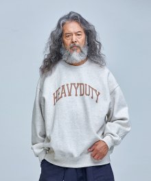 HEAVYDUTY LOGO SWEATSHIRT _ OATMEAL