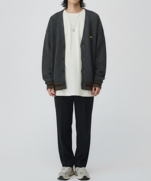 세븐셀라(sevenselah) 세미와이드 밴딩슬랙스 Black