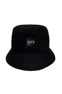 Patch Logo Bucket Hat [Black]