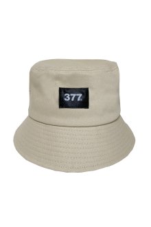 Patch Logo Bucket Hat [Beige]