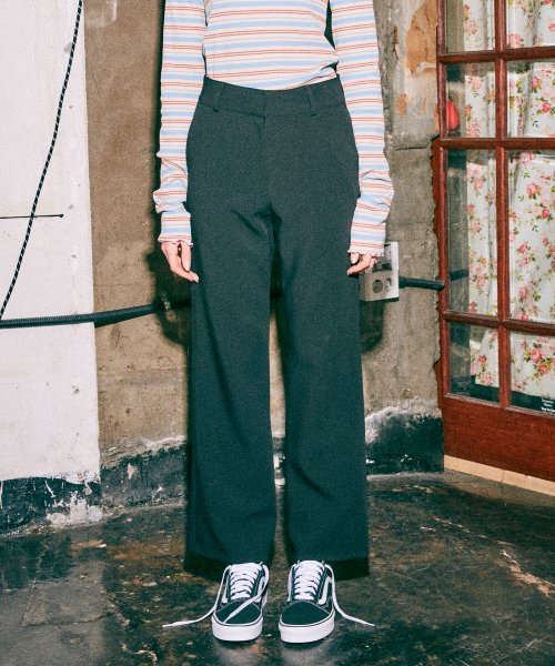 Брюки клеш slim fit