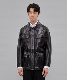 Bologna Safari Leather Jacket (MEN)