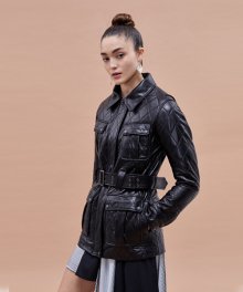 Messina Quilting Leather Jacket (WOMAN)