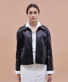 Novara Simple Leather Jacket