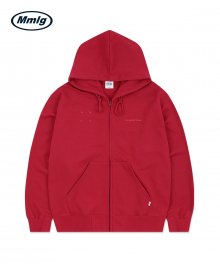 [Mmlg] WEMANAGETOUR HOOD ZIPUP (RED)