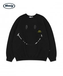 [Mmlg] PU Smiley® SWEAT (BLACK)