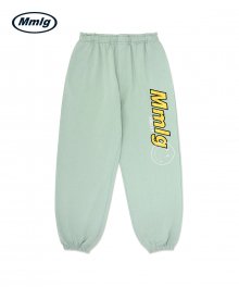 [Mmlg] EMB. Smiley® SWEAT PANTS (PURE MINT)