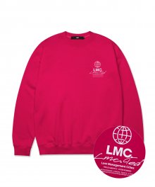 LMC SIGNATURE GLOBE SWEATSHIRT pink