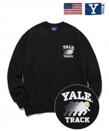 IVY LEAGUE TRACK CREWNECK BLACK