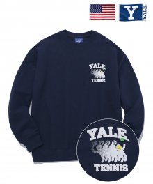 IVY LEAGUE TENNIS CREWNECK NAVY