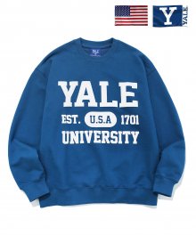 YALE JERSEY CREWNECK BLUE